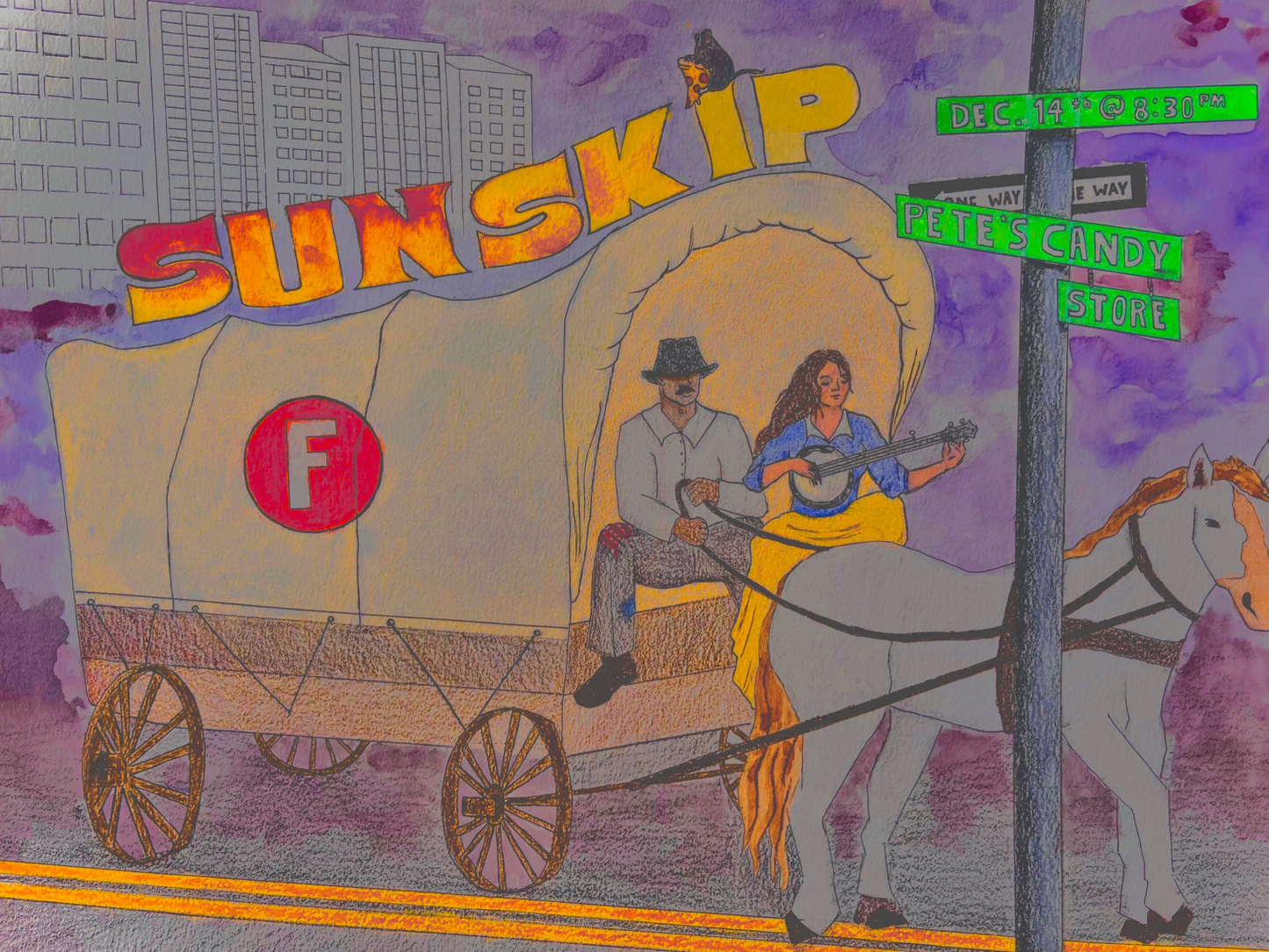 SunSkip Live at Pete’s Candy Shop Poster